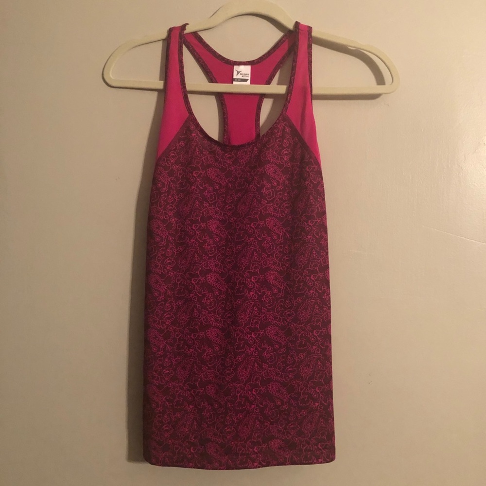 Old Navy Paisley Workout Top